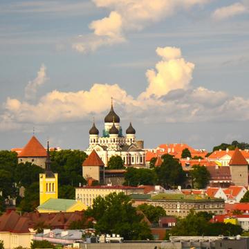 Tallinn Old Town Skyline, Estonia