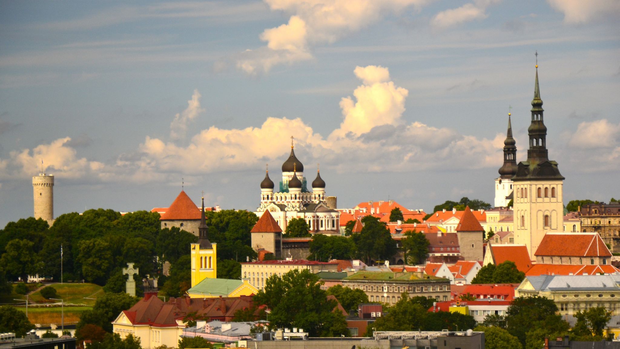 Tallinn Old Town Skyline, Estonia