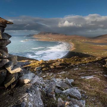 The peak of An Mionnán, Ireland Republic, Achill island, Ireland
