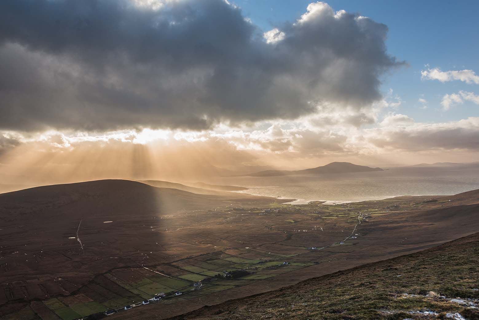 The peak of An Mionnán, Ireland Republic, Achill island, Ireland