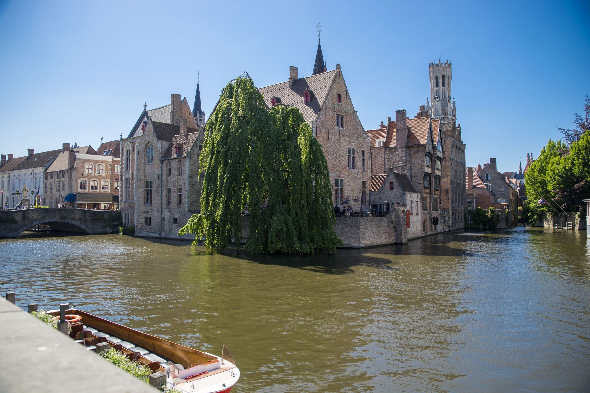 Typical view of Bruges, Belgium