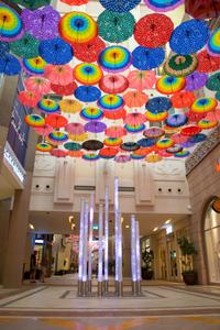 Umbrellas in Village Dubai Mall