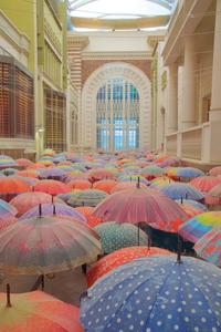 Umbrellas in Village Dubai Mall