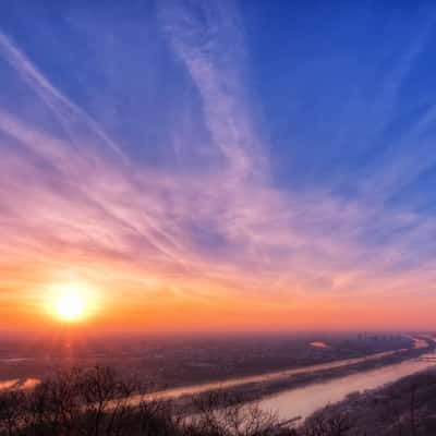 Vienna from the Leopoldsberg, Austria