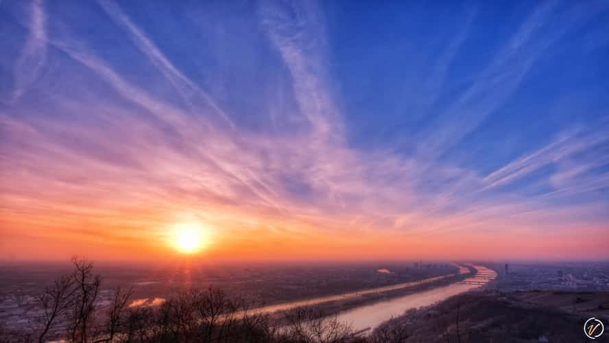 Vienna from the Leopoldsberg