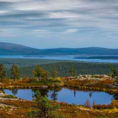 View from Särkitunturi, Finland