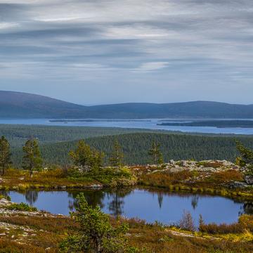 View from Särkitunturi, Finland