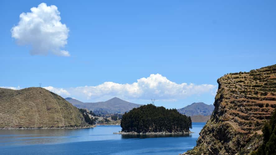 View from the Isla del Sol