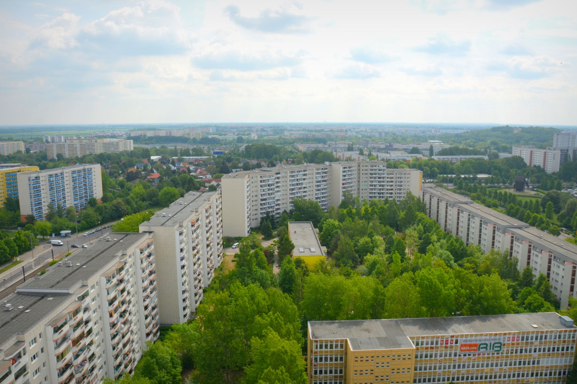 View from the Skywalk Marzahn, Germany