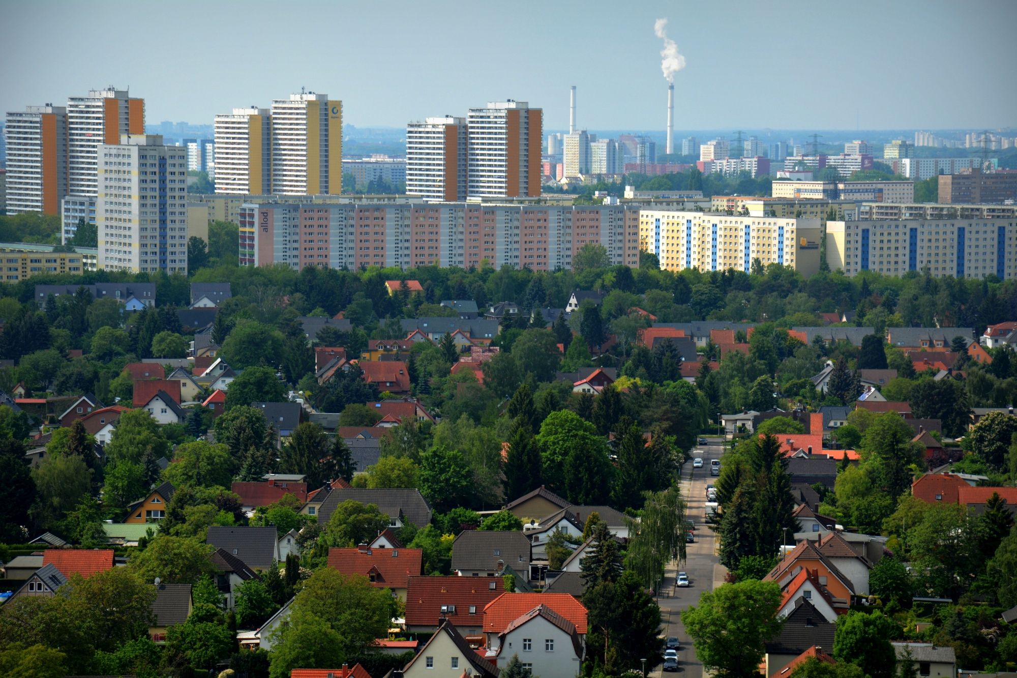View from the Skywalk Marzahn, Germany