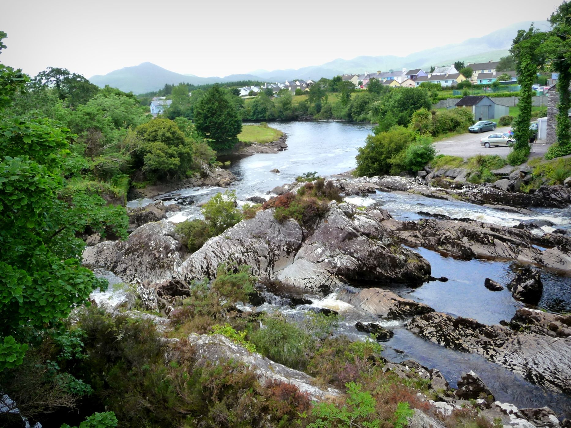 View on Sneem River, Ireland