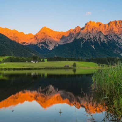 Alpenglühen, Germany