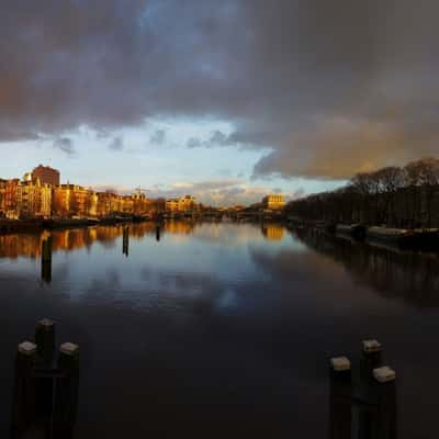 Amstel from Nieuwe Amstelbrug, Netherlands