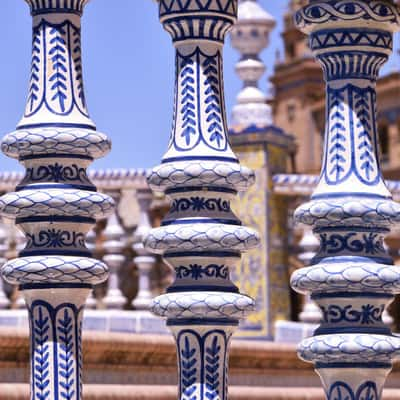 Azulejos Sevillanos, Plaza de España, Seville, Spain