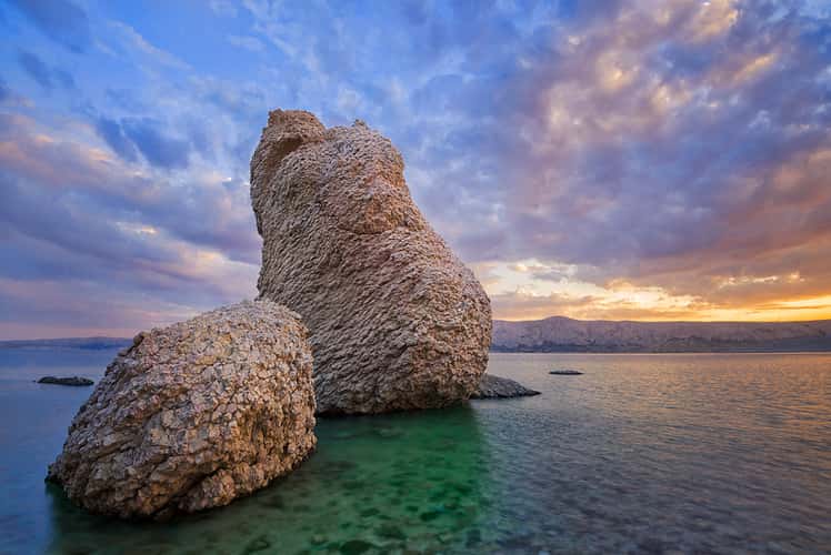 Beach on Pag Island