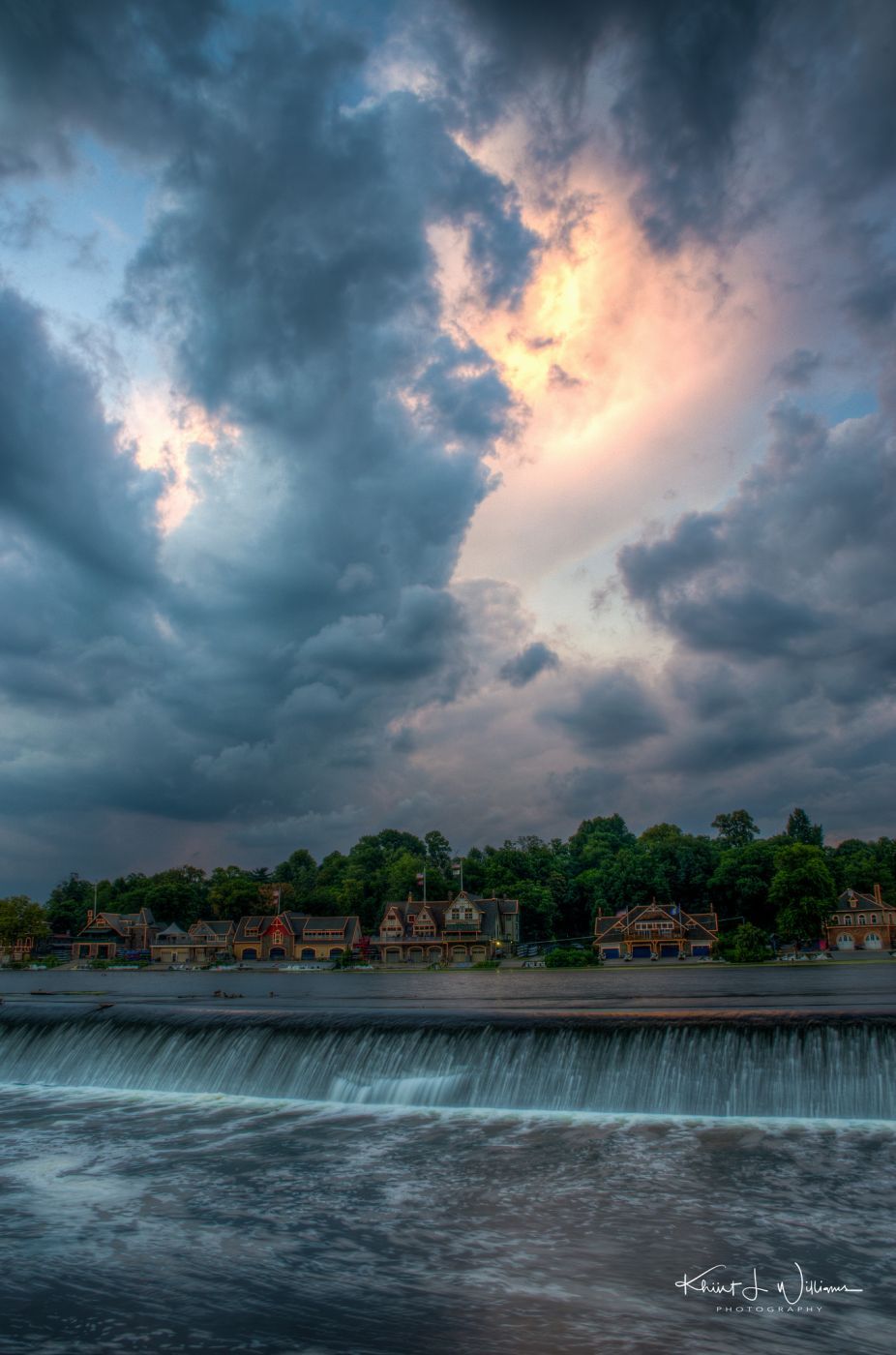 Boathouse Row, Schuylkill River, USA