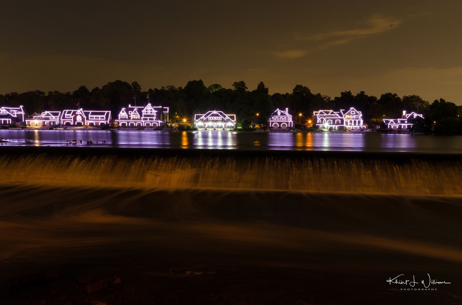 Boathouse Row, Schuylkill River, USA