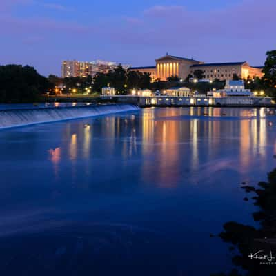 Boathouse Row, Schuylkill River, USA