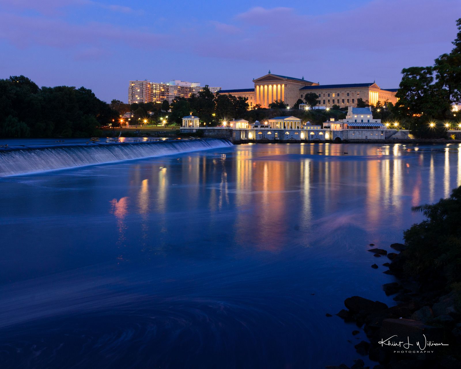 Boathouse Row, Schuylkill River, USA