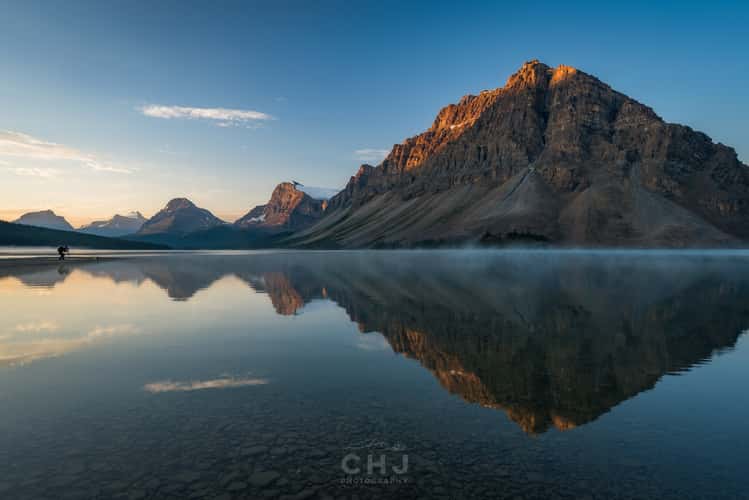 Bow Lake - From Num-Ti-Jah Lodge