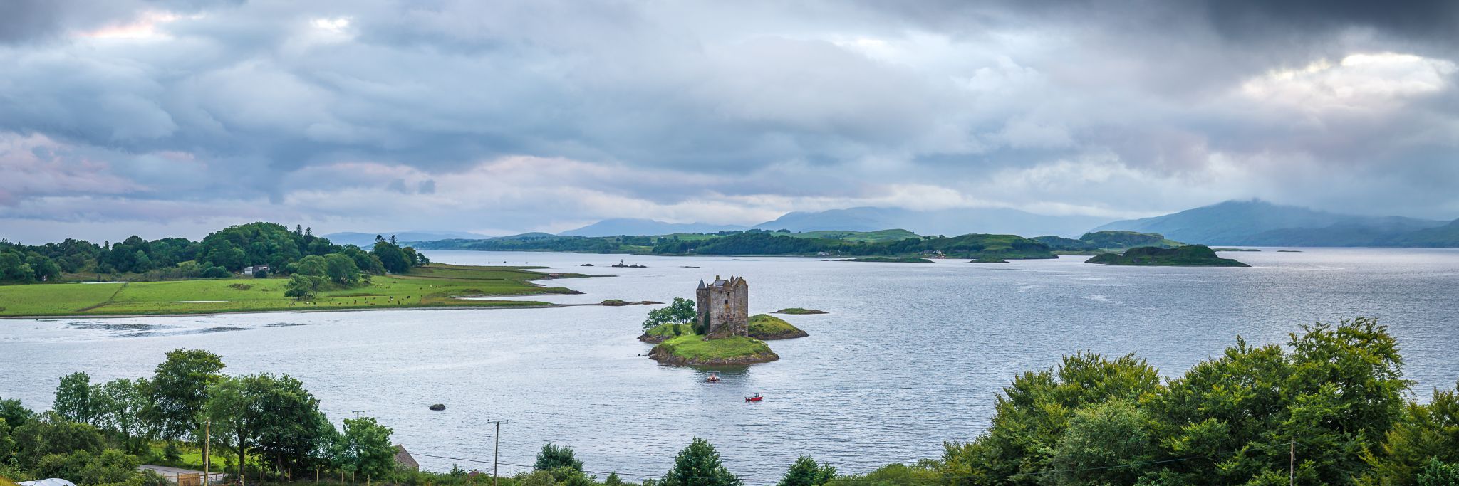 Stalker Castle from the Cafe View, United Kingdom