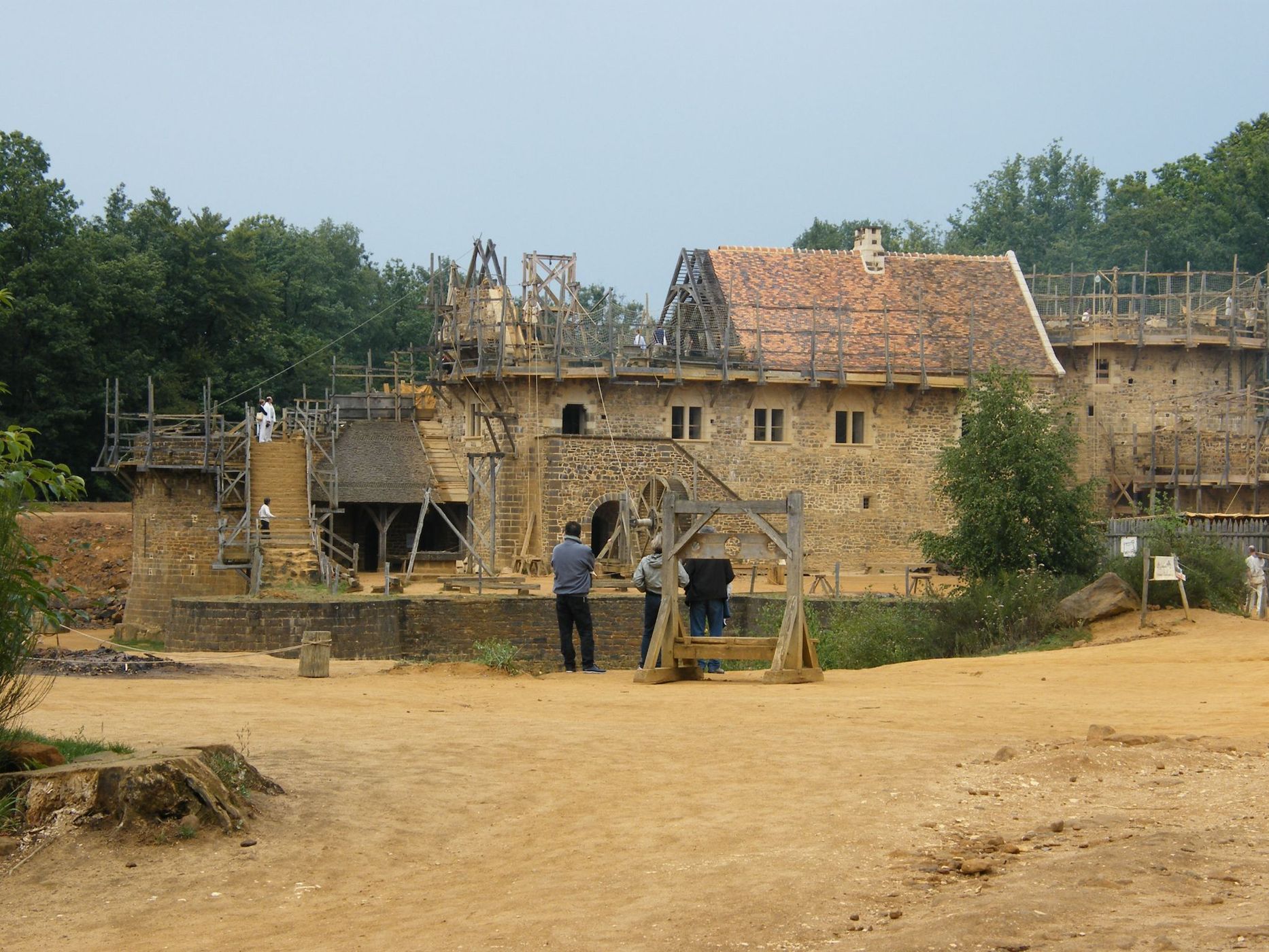 Medieval chateau of Guedelon, France