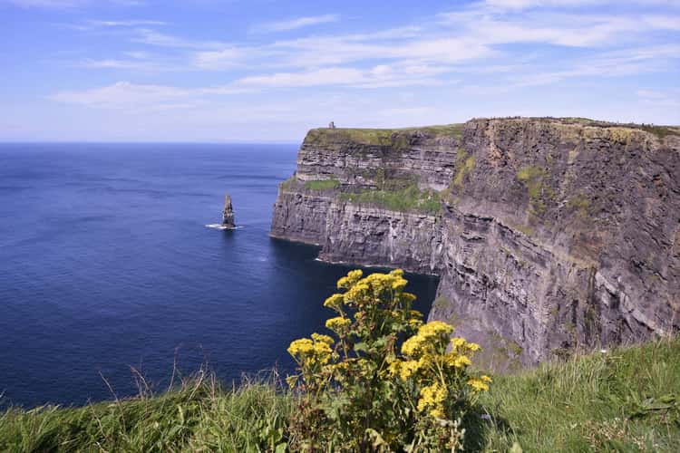 Cliffs of Moher, view to O'Briens Tower
