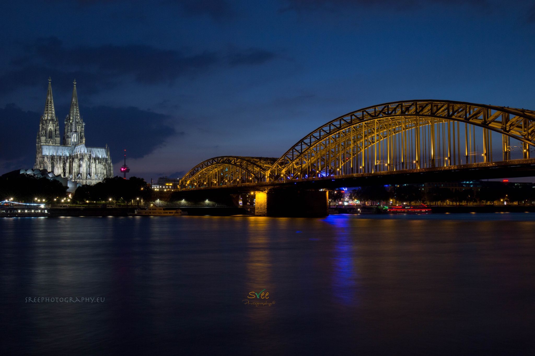 Hohenzollern Bridge with Cologne Cathedral, Cologne, Germany