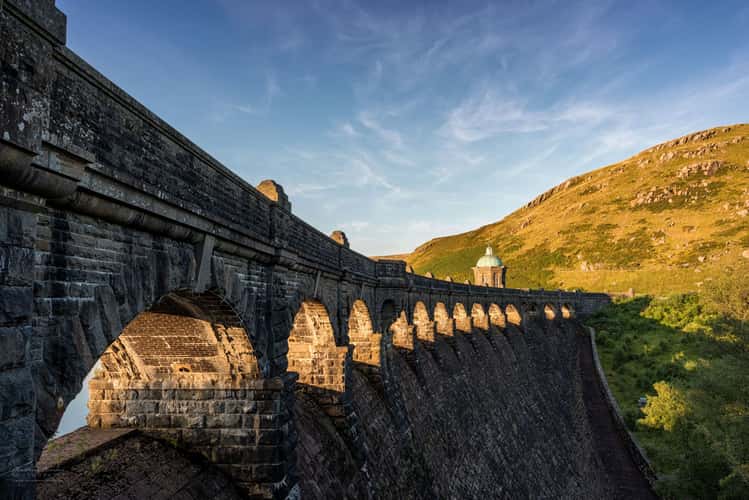 Craig Goch Dam west side
