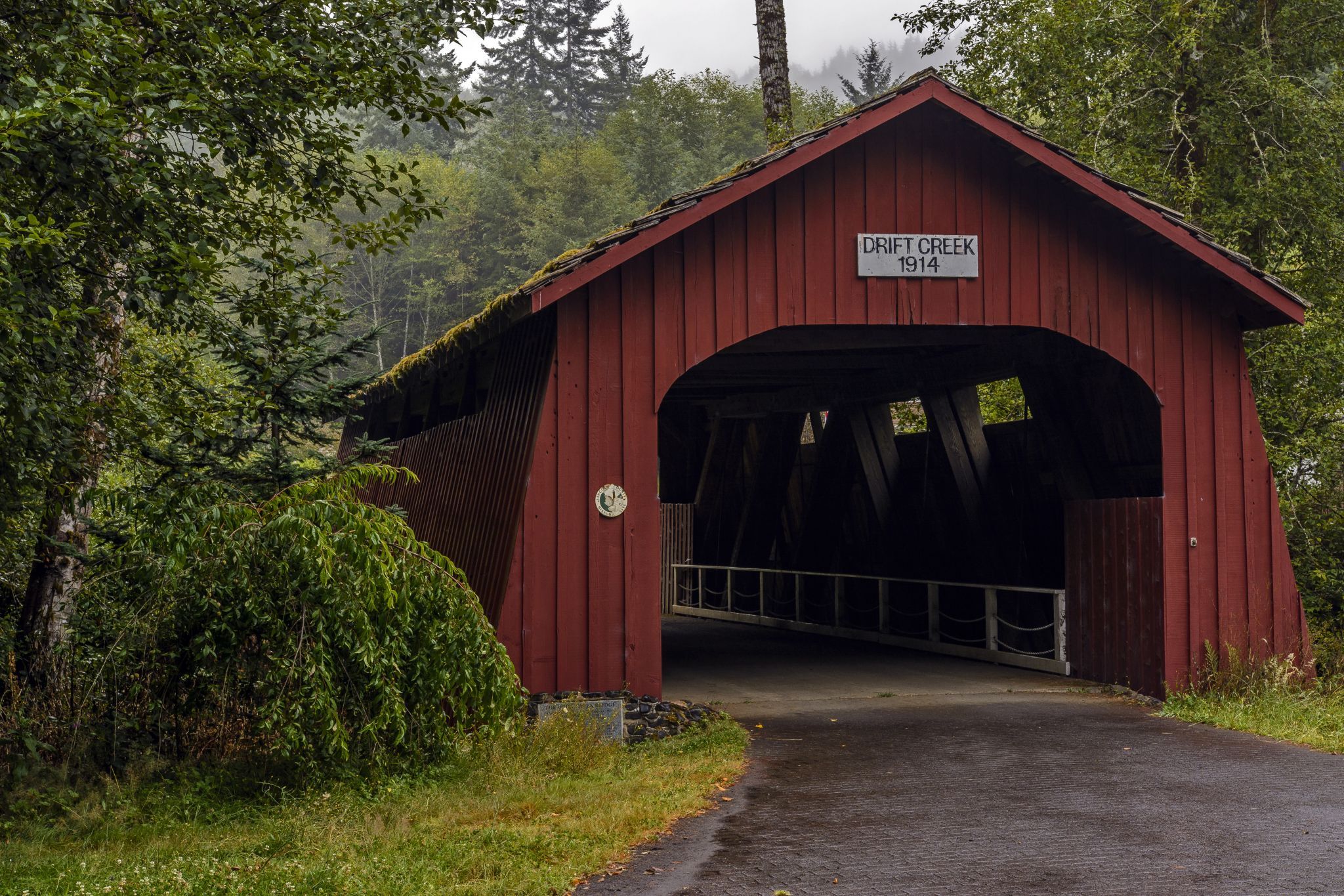 Drift Creek Covered Bridge, USA
