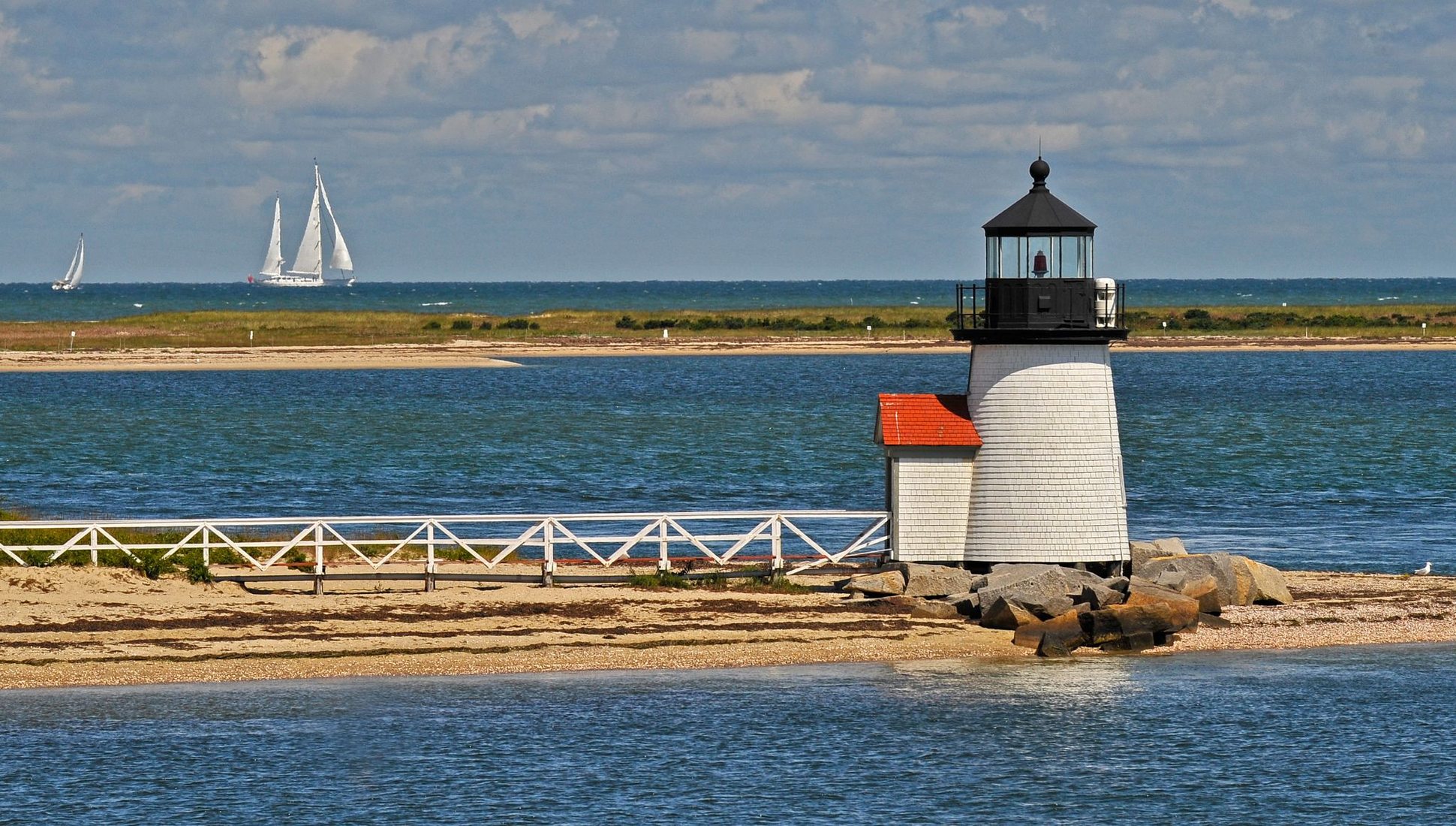 Entrance of the Nantucket Harbor, USA