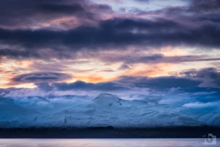 Fire behind the clouds