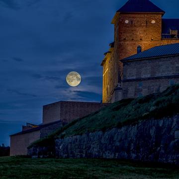 Hämeenlinna full moon, Finland