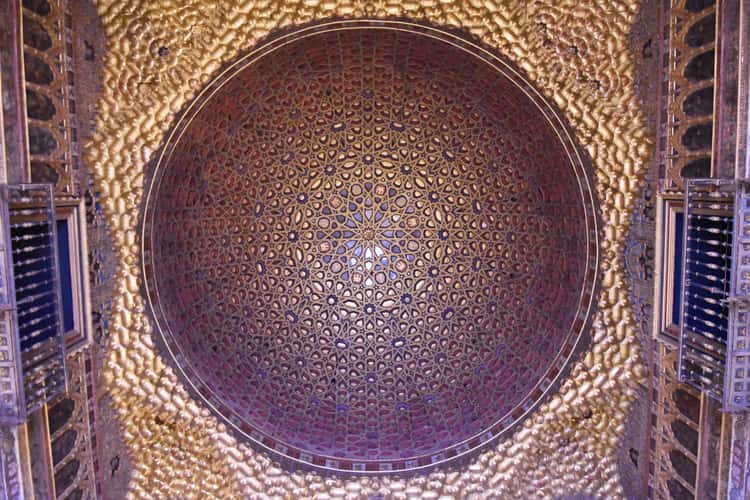 Ambassadors' Hall ceiling at Real Alcazar de Seville