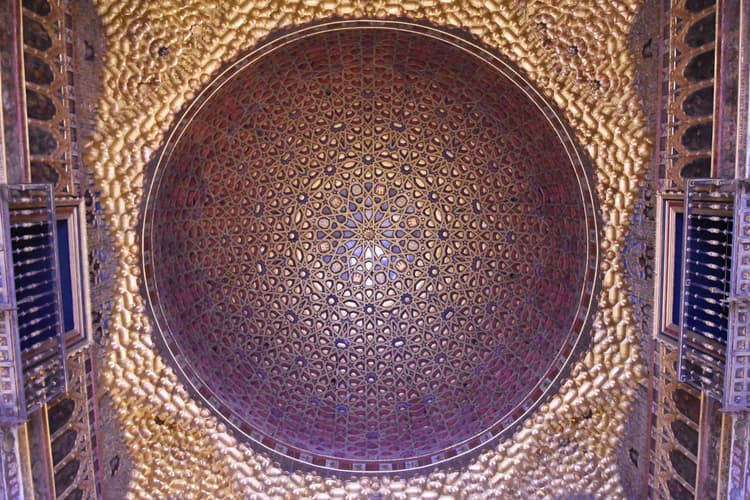 Ambassadors' Hall ceiling at Real Alcazar de Seville