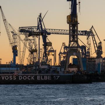 Hamburg Harbour Dock 17, Germany
