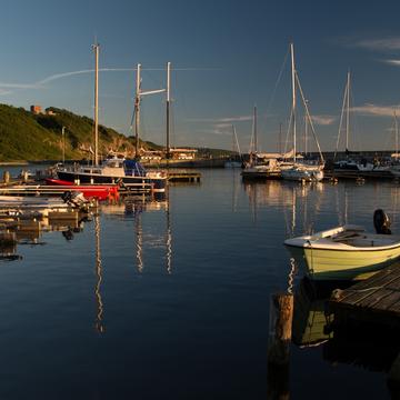 Harbour at the west coast of Bornholm (Denmark), Denmark