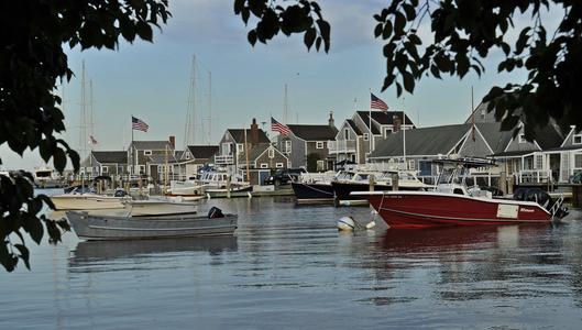 Historic old town in Nantucket