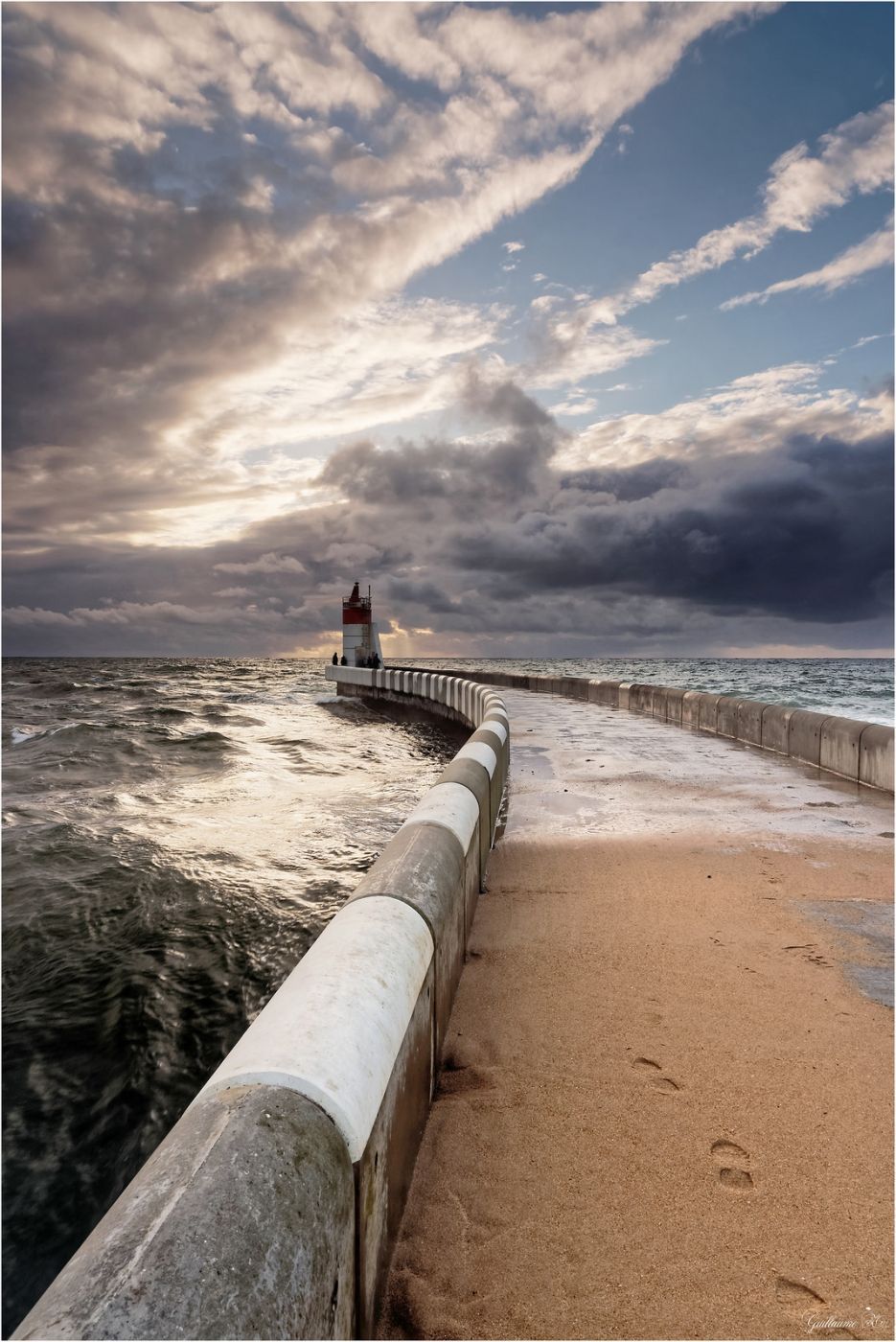 Jetée d'Hossegor, France