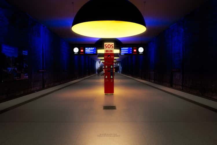 Metro station Westfriedhof, Munich