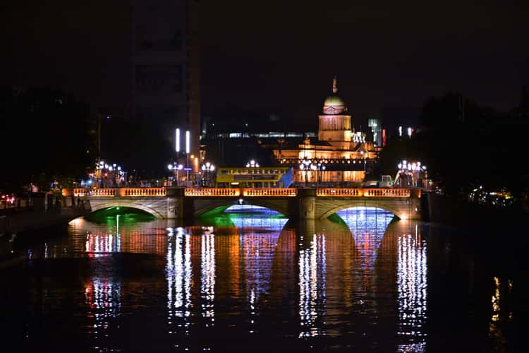 O'Connell Bridge & The Custom House, Dublin