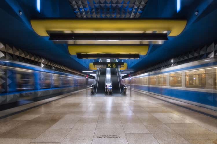 Olympia-Einkaufszentrum Station, Munich