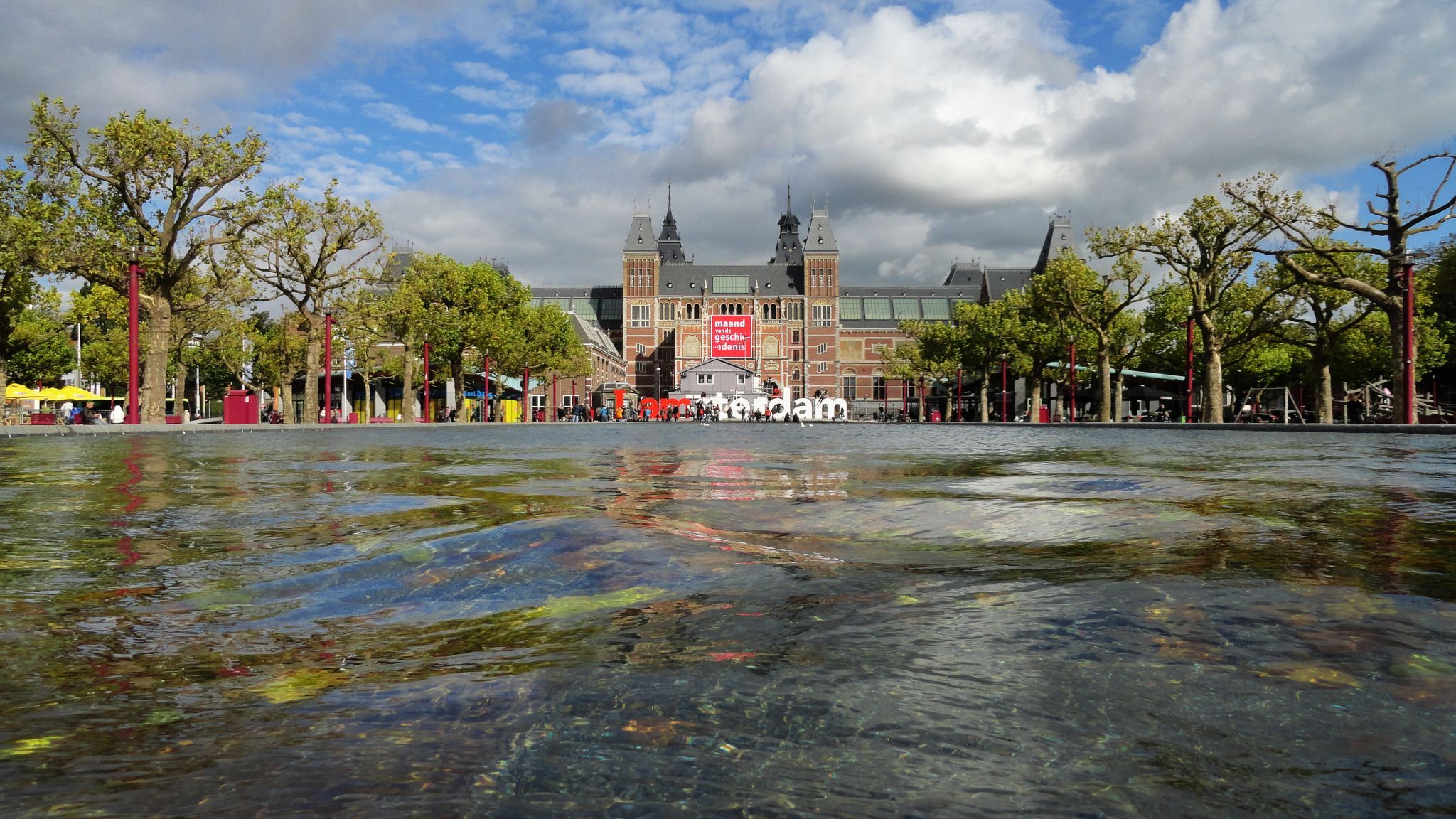 Rijksmuseum Reflecting Pool, Amsterdam, Netherlands