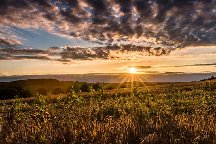 Sunset in Othmaringhausen