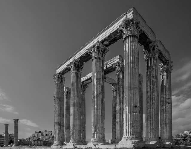 Temple of Olympian Zeus and Hadrian Gate, Athens