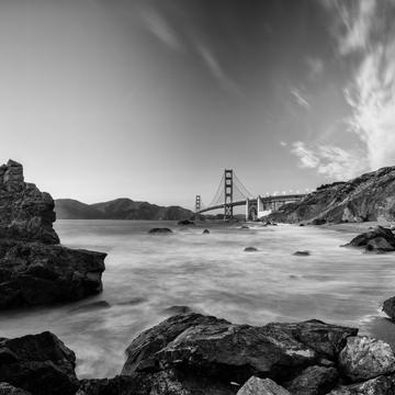 The Golden Gate Bridge from Baker Beach, USA