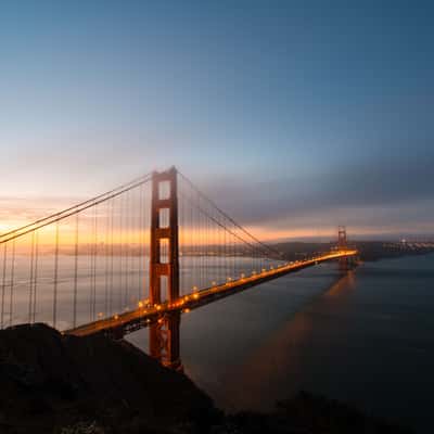 Golden Gate Bridge from Battery Spencer, USA