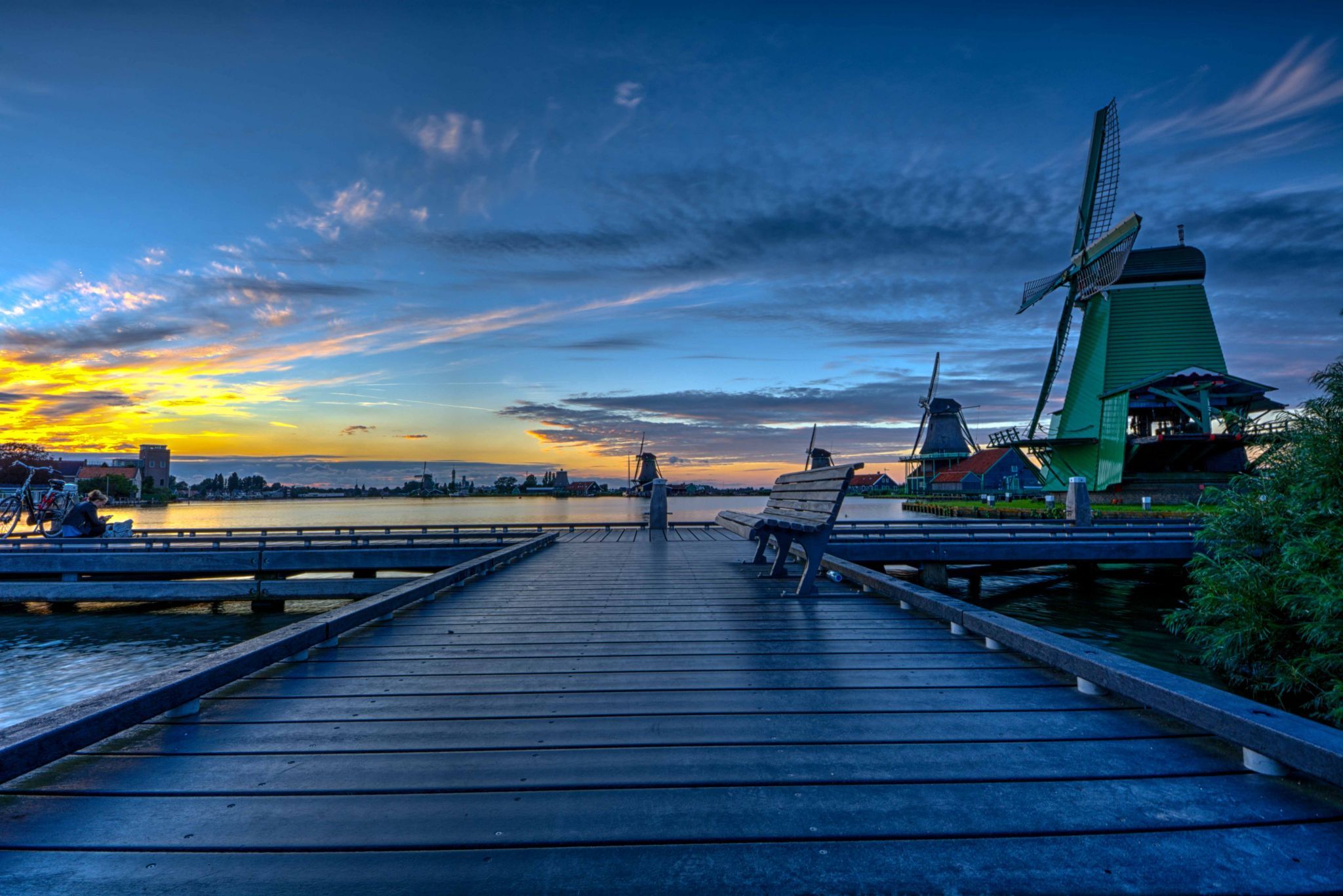 Zaanse Schans Windmills, Netherlands