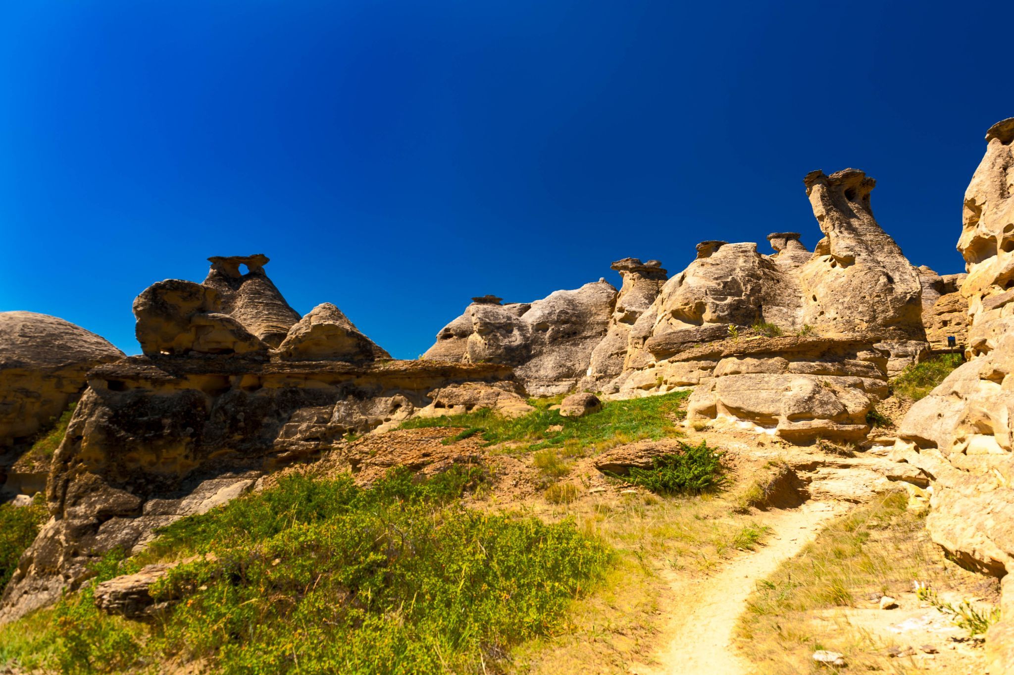 Writing On Stone Provincial Park, Canada