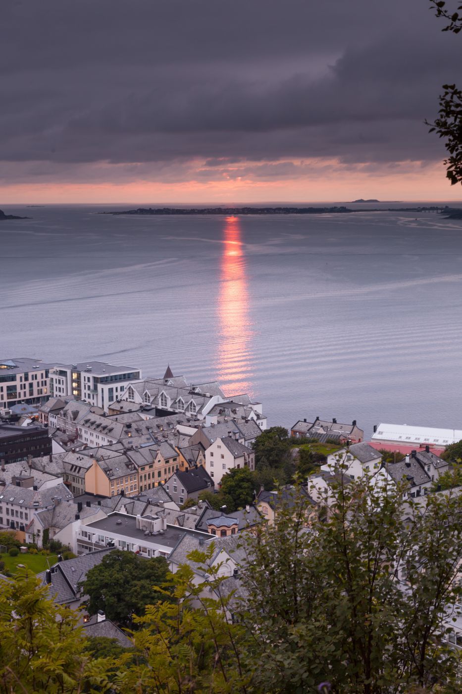 View over Ålesund from Fjellstua Viewpoint, Norway